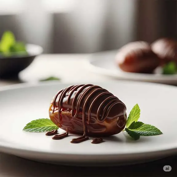 Chocolate stuffed dates